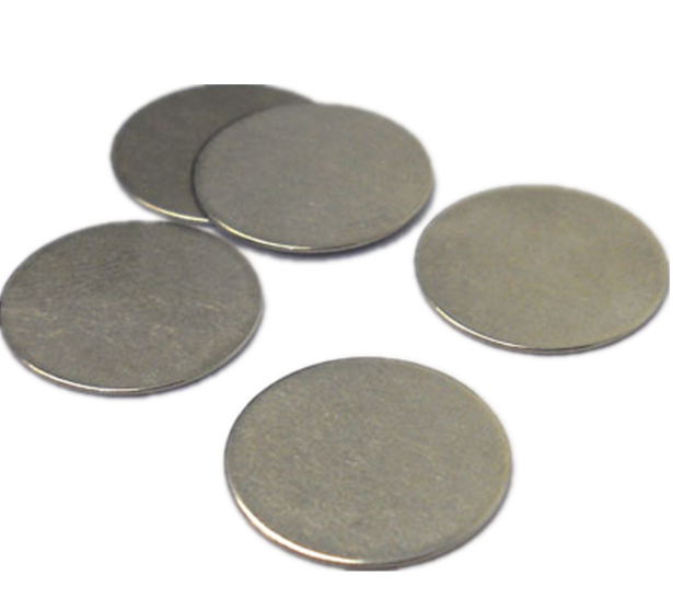 Lithium Chips For Coin Cell Materials D:15.6 Mm*T:0.45 Mm