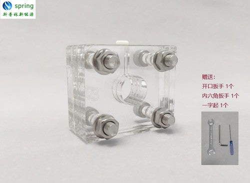 Zinc Air Test Device Metal Air Cell Mold Gasket Sealed Transparent Non-Circulating Electrolytic Cell