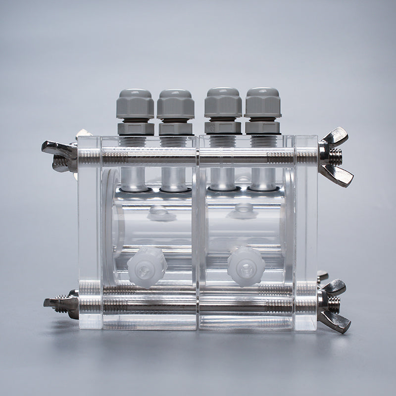 Organic Glass Microbial Reactor MFC Standard Fuel Cell Box Acrylic Material with Fast Interface EMC Electro-Catalytic Reactor with Electrolytic Bayonet Optical Transparent Reactor