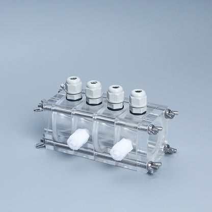 28ml Electrolytic Cell Can Clamp Ion Charged Membranes Microbial Reactor Clamp Anion Charged Membranes Fuel Cell