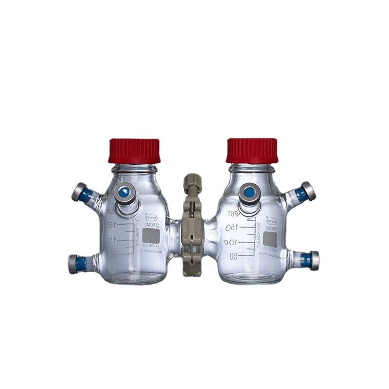 Hoop Three-Type Anaerobic Reactor Mfc Microbial Reactor Anaerobic Culture Jar Anaerobic Cell Bottle Anaerobic Tank Can Clamp Proton Membrane Ion Charged Membranes Standard Sample Bottle