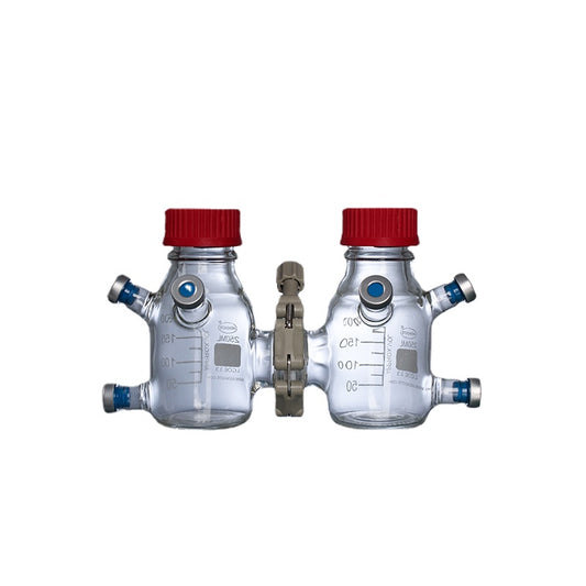 Hoop Three-Type Anaerobic Reactor Mfc Microbial Reactor Anaerobic Culture Jar Anaerobic Cell Bottle Anaerobic Tank Can Clamp Proton Membrane Ion Charged Membranes Standard Sample Bottle